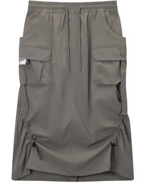 Musium Div. Utility-Pocket Midi Skirt - Grey
