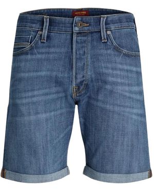 R.D.D. by Jack & Jones Short En Jean À Ourlet Retroussé - Blue