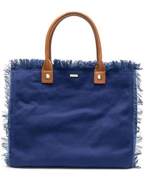 Melissa Odabash Bolso Shopper Cap Ferrat Grande - Azul