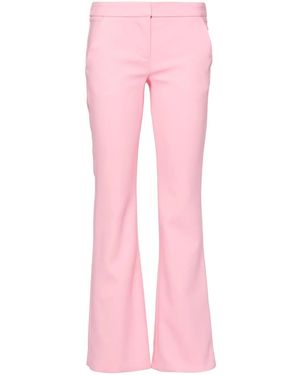 Balmain Pantalon Évasé À Taille Mi-Haute - Rose