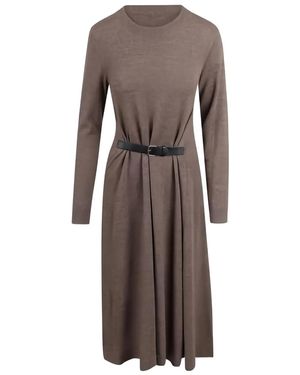 Jovonna London Chiltern Knitted Dress - Brown