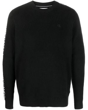 Calvin Klein ロゴテープ スウェットシャツ - ブラック