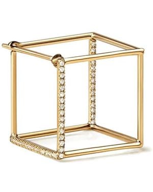 Shihara Diamond Square Earring 15 (02) - White