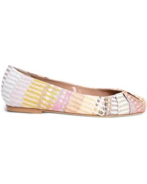 Missoni Iris フラットシューズ - ピンク