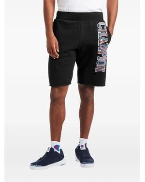 Nike Logo-Print Shorts - Black