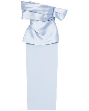 Solace London Lucine Maxi Dress - Blue
