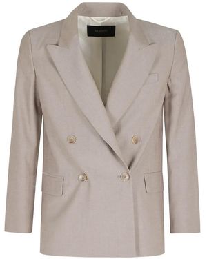 Seventy Double-Breasted Blazer - Gray
