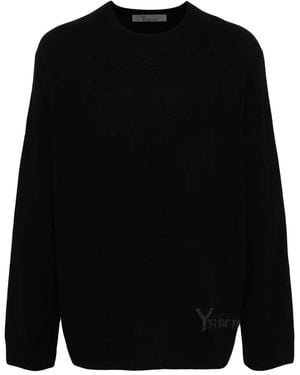 Y's Yohji Yamamoto Maglione Con Logo - Nero