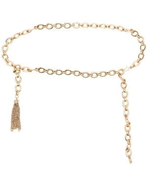 Chloé ポンポン ベルト - ホワイト