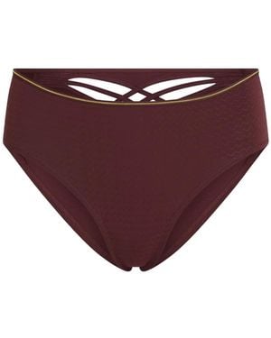 Marlies Dekkers Dame De Paris Cross-Strap Brazilian Briefs - Purple