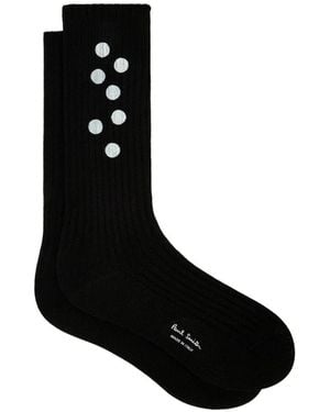 Paul Smith Calcetines Con Motivo De Lunares - Negro