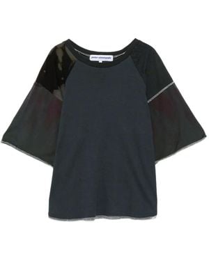 Stain Shade Camiseta Con Motivo Tie-Dye - Negro