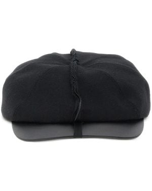 Comme des Garçons Cappello Con Inserti - Nero