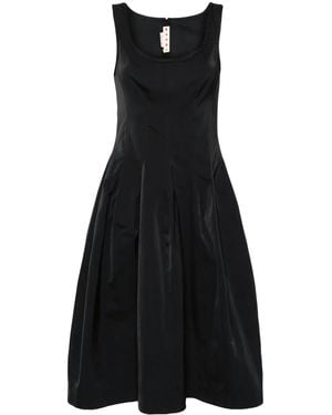 Marni A-Line Scuba Midi Dress - Black