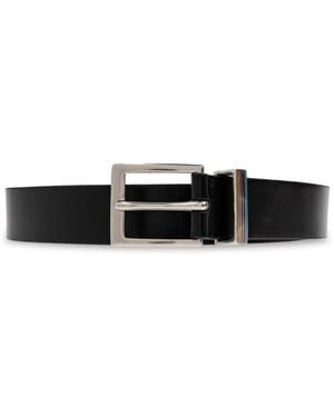 Paul Smith Signature Stripe Belt - White