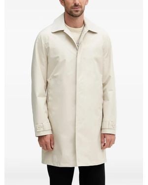 Benetton Buttoned Coat - Natural