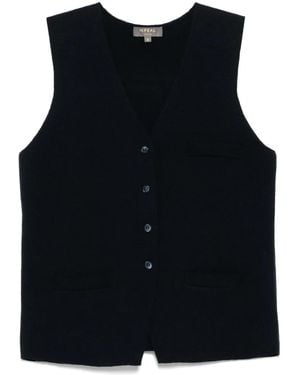 N.Peal Cashmere Mila ベスト - ブルー