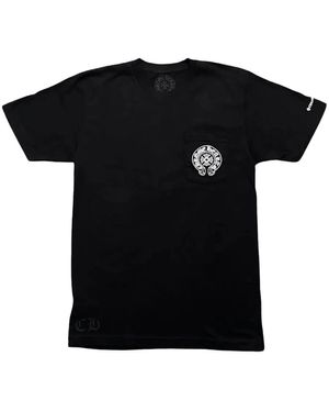 Chrome Hearts Horseshoe-Logo Pocket T-Shirt - Black