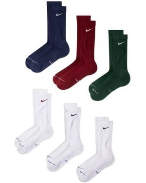 Nike Everyday Elevated Crew Socks (Set Of Six) - White