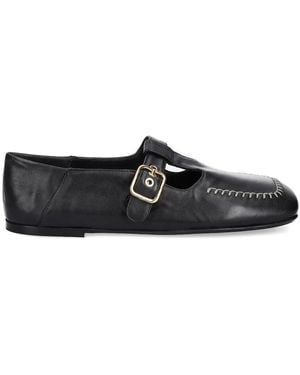 Agl Attilio Giusti Leombruni Ceramic Schuhe mit Schnallen - Schwarz