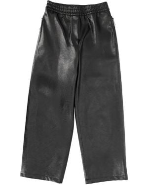 MSGM Elasticated-Waistband Pants - Grey