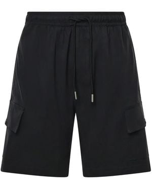 Giuliano Galiano Drawstring Cargo Shorts - Black