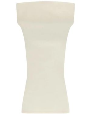Issey Miyake Allow Structured Top - White