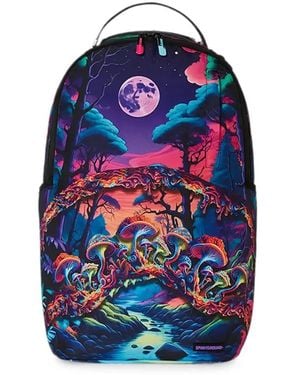 Sprayground Psychedelic Forrest Dlxr Backpack - Blue