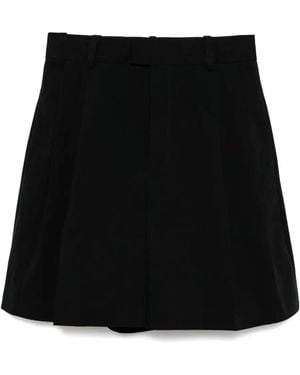 Jil Sander Cotton Shorts - Black