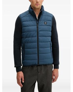 Marc O' Polo Quilted Gilet - Blue