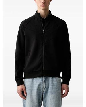 KARL LAGERFELD Sudadera Con Monograma Y Cremallera - Negro