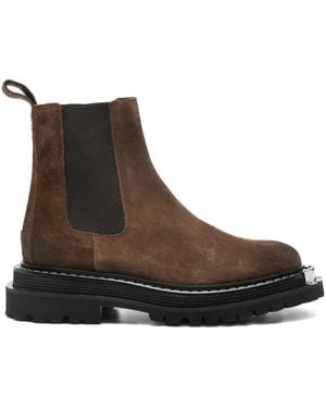 Sandro Chelsea-Boots Mit Metallic-Detail - Braun