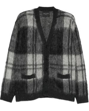 Roberto Collina Patterned Cardigan - Grey