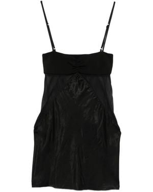 Rick Owens Ruched Strap Top - Black