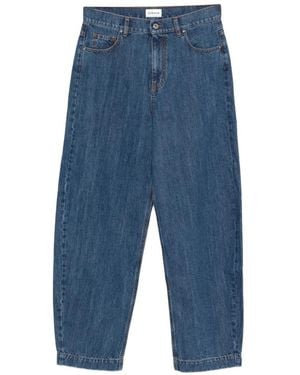 P.A.R.O.S.H. Cojin Five-Pocket Tapered Jeans - Blue