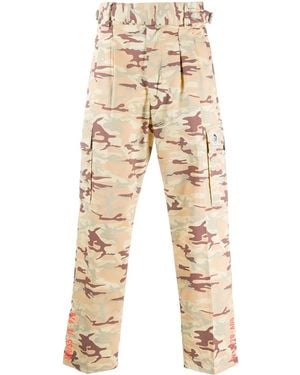 DIESEL Camouflage Cargo Trousers - Natural