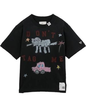 Maison Mihara Yasuhiro Kid Doodle Printed T-Shirt - Black