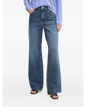 Mos Mosh Mmrelee Chrome Embellished Jeans - Blue