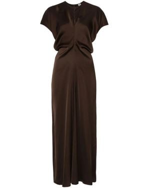 TOTEME Slouch Waist Dress - Brown