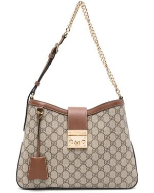 Gucci Padlock Bag Large - Natural