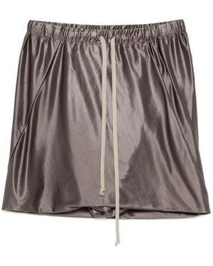 Rick Owens Drawstring-Waistband Shorts - Brown