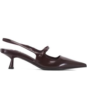 Jimmy Choo Pointed Strap Sandals - Brown