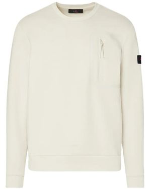 Peuterey Zip-Pocket Sweatshirt - White