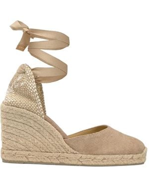Castañer Espadrilles Compensées "Carina" - Metallic