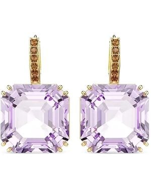 Swarovski Orecchini Pendenti Con Cristalli - Bianco