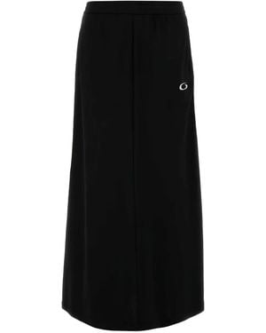Balenciaga Loop Sports Icon Tracksuit Skirt - Black