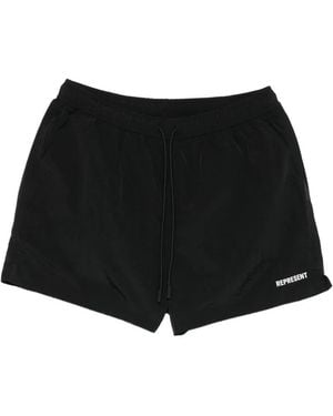 Represent Badeshorts Mit Kordelzug - Schwarz