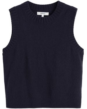 Chinti & Parker Round-Neck Vest - Blue