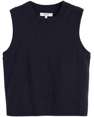 Chinti & Parker Round-Neck Vest - Blue