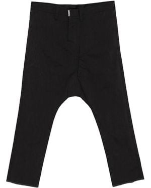 Carol Christian Poell Dead End Fly Drop-Crotch Trousers - Black